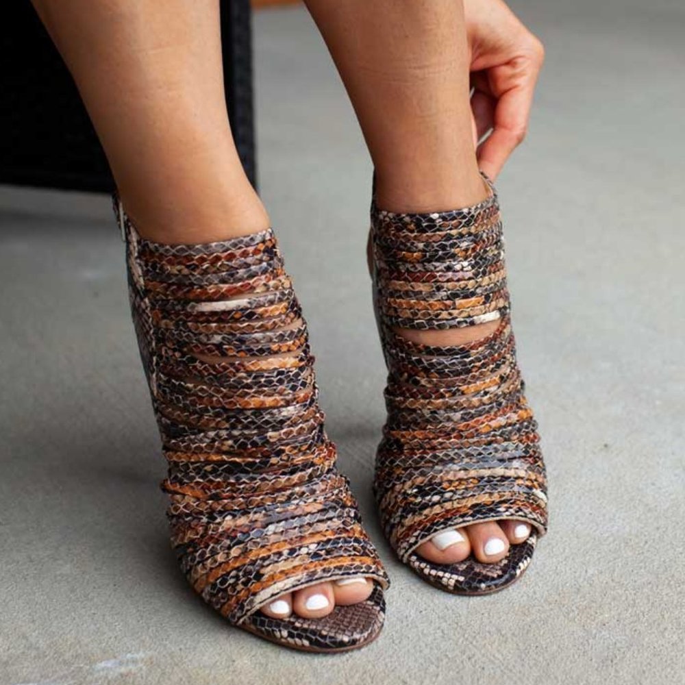 Vince Camuto Snakeskin Sandal - Picture 7 of 7